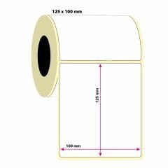 125x100mm Kuşe Etiket  250 Adet (8687073831137)