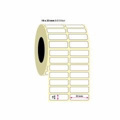 10x33mm ikili Silvermat (Metalize,Demirbaş) Etiket 5000 Adet  (8687073831115)