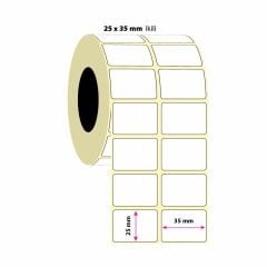 25x35mm ikili Silvermat (Metalize,Demirbaş) Etiket 3000 Adet (8687073831112)
