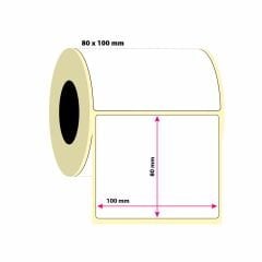 80x100mm Silvermat (Metalize,Demirbaş) Etiket 500 Adet (8687073831093)