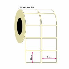35X45mm İkili Lamine Termal Etiket 2000 Adet (8687073831823)