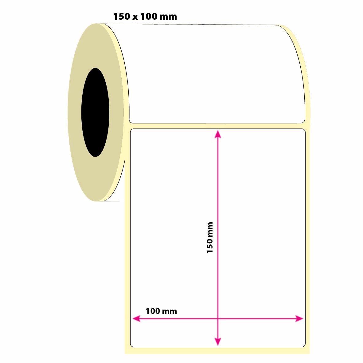 150X100mm Lamine Termal Etiket 250 Adet (8687073831830)