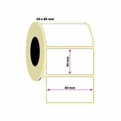 40X80mm Lamine Termal Etiket 1000 Adet (8687073831835)