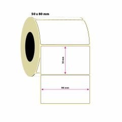 50X80mm Lamine Termal Etiket 1000 Adet (8687073831837)