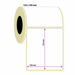 125x100mm PP Opak Etiket 250 Adet (8687073831861)