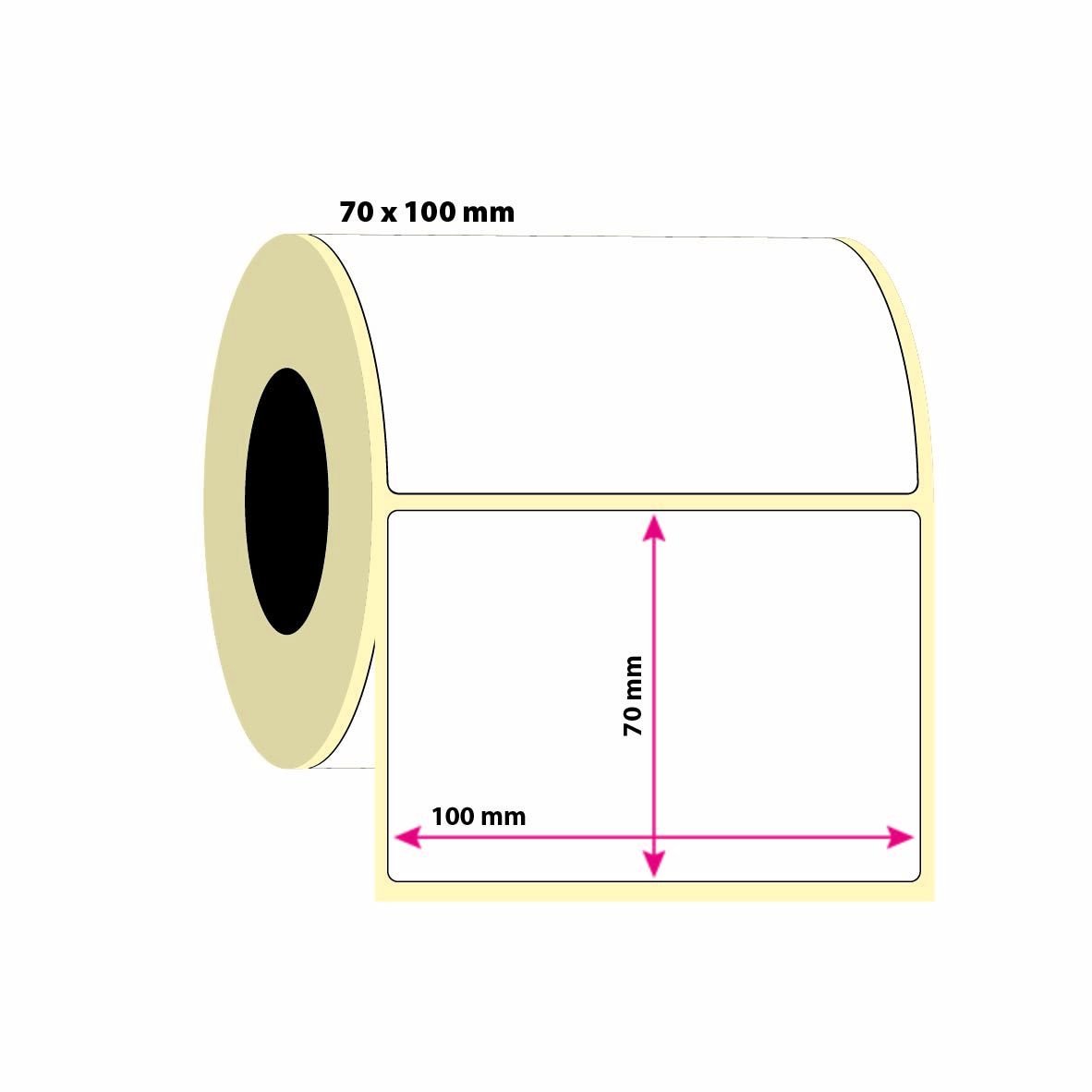 70x100mm PP Opak Etiket 500 Adet (8687073831871)