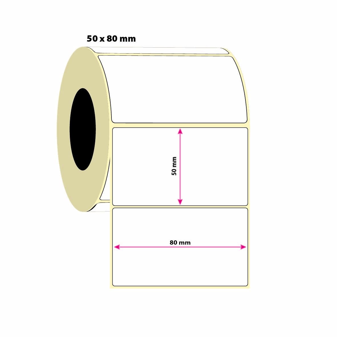 50x80mm Vellum Etiket  1000 Adet (8687073831946)